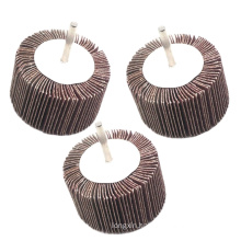 Hot sale diamond 3 inch abrasive flap wheel with shaft